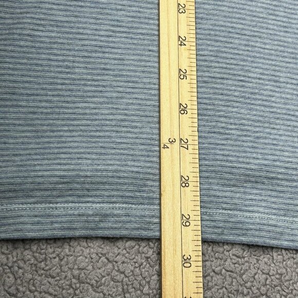 Faherty Polo Shirt Mens 2XL Movement Micro Stripe Modal Blend Stretch Soft - Picture 11 of 11
